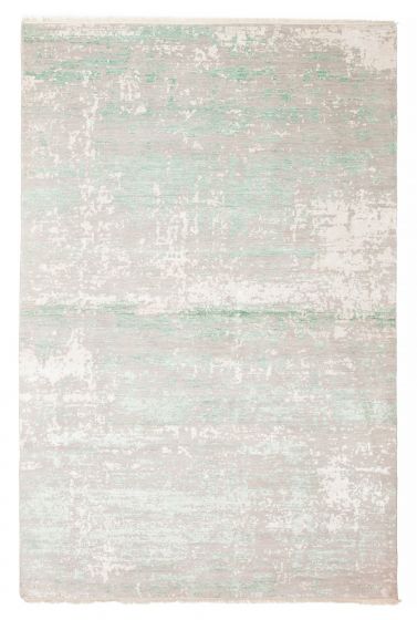 Indian Legacy 5'11" x 9'0" Hand-knotted Silk & Wool Rug 
