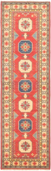 Afghan Finest Ghazni 2'9" x 9'8" Hand-knotted Wool Rug 
