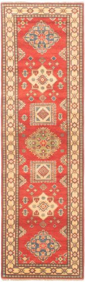 Afghan Finest Ghazni 2'8" x 9'6" Hand-knotted Wool Rug 