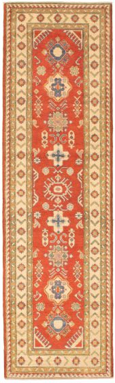 Afghan Finest Ghazni 2'8" x 10'0" Hand-knotted Wool Rug 