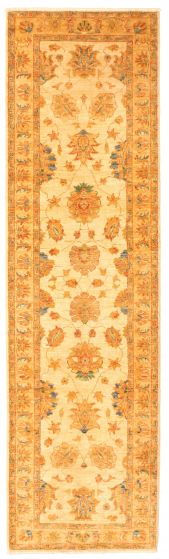 Afghan Chobi Finest 2'6" x 8'9" Hand-knotted Wool Rug 