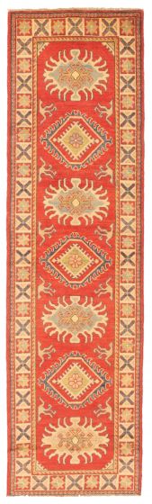 Afghan Finest Ghazni 2'8" x 9'6" Hand-knotted Wool Rug 