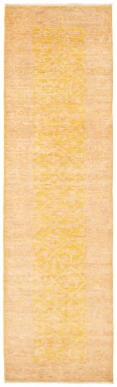 Pakistani Peshawar Oushak 2'9" x 10'0" Hand-knotted Wool Rug 