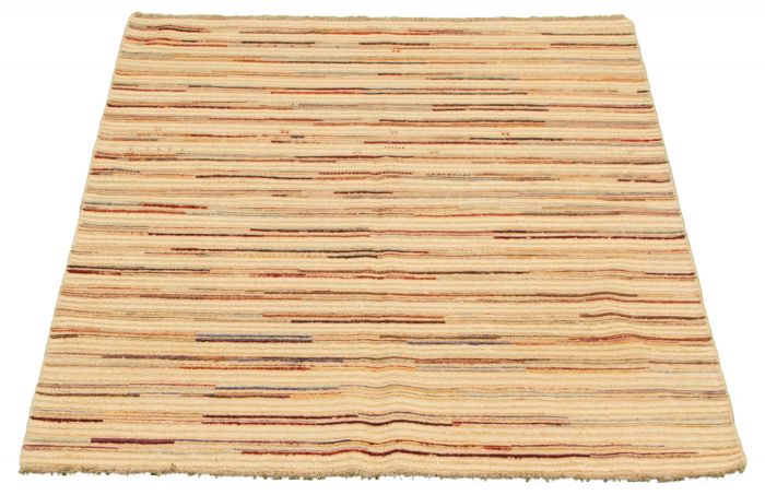 Pakistani Peshawar Ziegler 4'0" x 5'10" Hand-knotted Wool Rug 