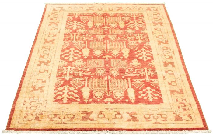 Pakistani Peshawar Ziegler 5'10" x 9'0" Hand-knotted Wool Rug 