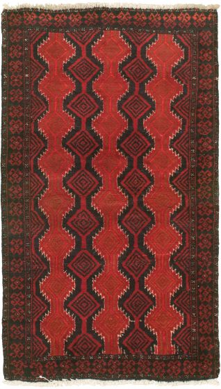 Afghan Akhjah 3'3" x 5'10" Hand-knotted Wool Rug 