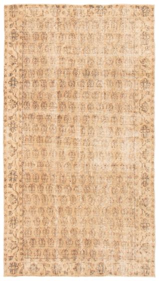 Turkish Melis Vintage 3'9" x 6'8" Hand-knotted Wool Rug 