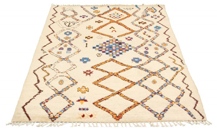 Pakistani Marrakech 6'1" x 8'10" Hand-knotted Wool Rug 