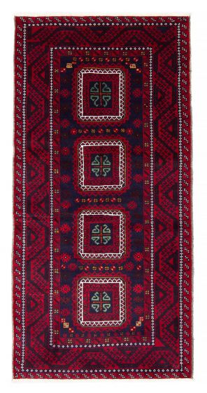 Afghan Royal Baluch 3'2" x 6'5" Hand-knotted Wool Rug 