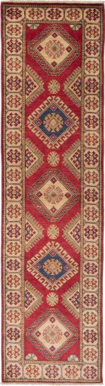Afghan Finest Ghazni 2'7" x 10'1" Hand-knotted Wool Rug 