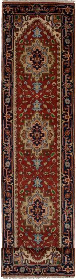 Indian Serapi Heritage 2'7" x 11'11" Hand-knotted Wool Rug 