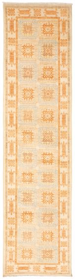 Pakistani 18 Of 20 Pak Finest Mamluk 2'5" x 9'11" Hand-knotted Wool Rug 