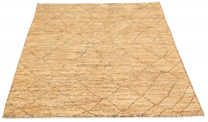 Pakistani Marrakech 6'1" x 8'6" Hand-knotted Wool Rug 
