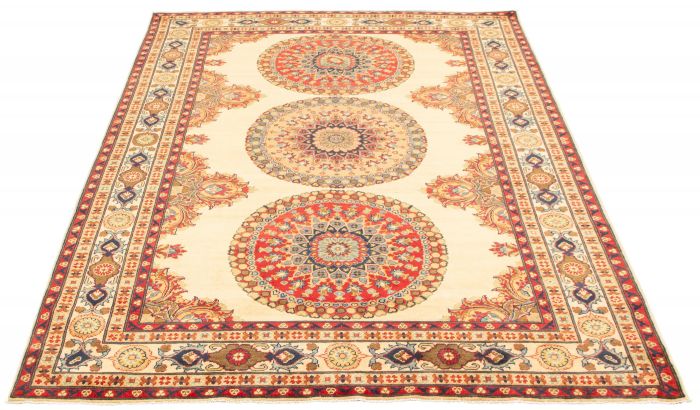 Afghan Finest Ghazni 6'9" x 9'8" Hand-knotted Wool Rug 