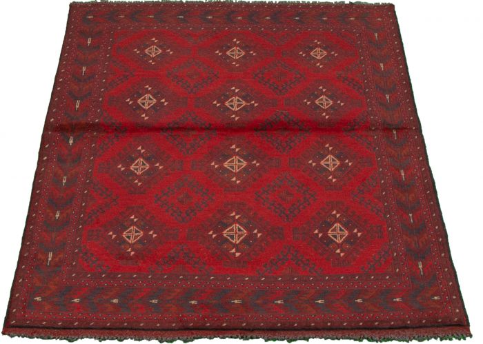 Afghan Finest Khal Mohammadi 4'1" x 6'4" Hand-knotted Wool Rug 