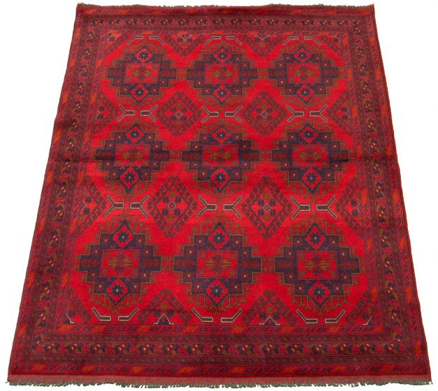Afghan Finest Khal Mohammadi 5'1" x 6'6" Hand-knotted Wool Rug 