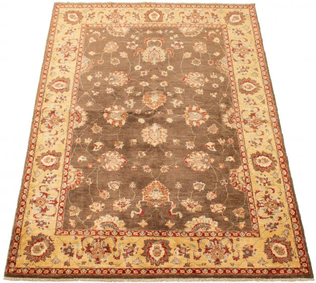 Afghan Chobi Finest 6'1" x 9'0" Hand-knotted Wool Rug 