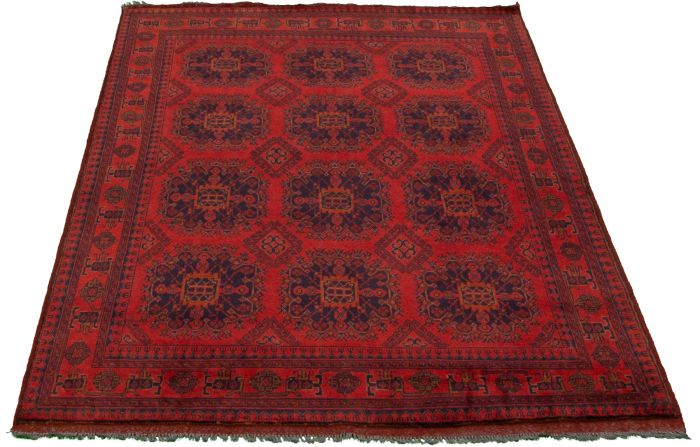 Afghan Finest Khal Mohammadi 4'11" x 6'5" Hand-knotted Wool Rug 