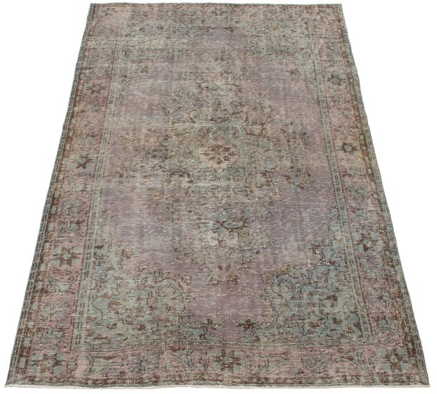 Turkish Color Transition 6'2" x 10'2" Hand-knotted Wool Rug 