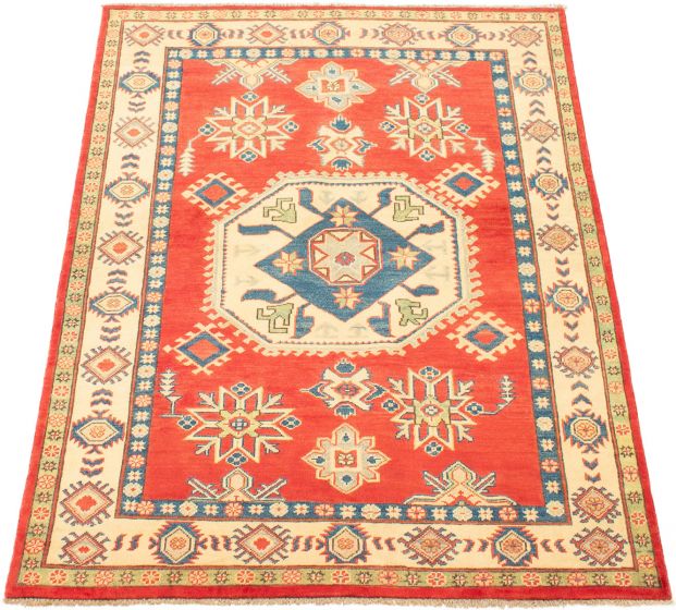 Afghan Finest Ghazni 4'10" x 6'5" Hand-knotted Wool Rug 