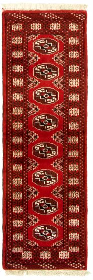 Turkmenistan Turkman 2'0" x 6'5" Hand-knotted Wool Rug 