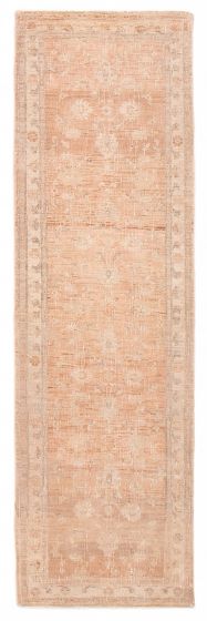 Turkish Antalya Vintage 2'9" x 9'2" Hand-knotted Wool Rug 