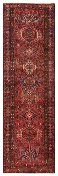 Persian Style 3'3" x 11'0" Hand-knotted Wool Rug 