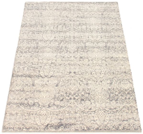 Indian Galleria 5'2" x 7'6" Hand-knotted Viscose Rug 