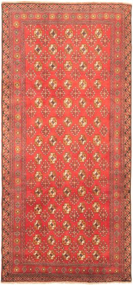 Russia Shiravan Bokhara 4'3" x 9'7" Hand-knotted Wool Rug 
