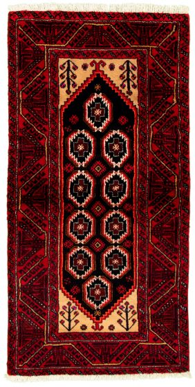 Afghan Teimani 3'1" x 6'4" Hand-knotted Wool Rug 