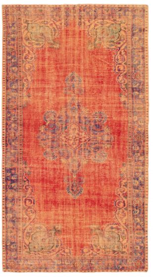 Turkish Melis Vintage 5'7" x 10'4" Hand-knotted Wool Rug 