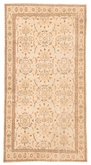 Turkish Melis Vintage 3'8" x 7'1" Hand-knotted Wool Rug 