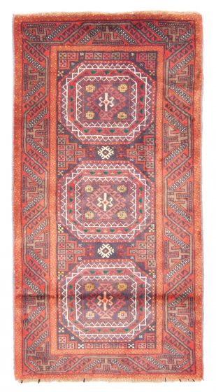 Afghan Royal Baluch 3'3" x 6'2" Hand-knotted Wool Rug 
