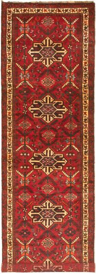 Persian Style 2'11" x 10'10" Hand-knotted Wool Rug 