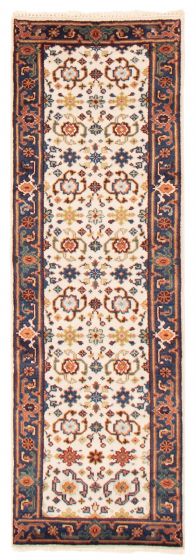 Indian Serapi Heritage 2'7" x 7'11" Hand-knotted Wool Rug 