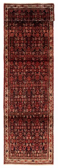 Persian Style 3'7" x 13'7" Hand-knotted Wool Rug 