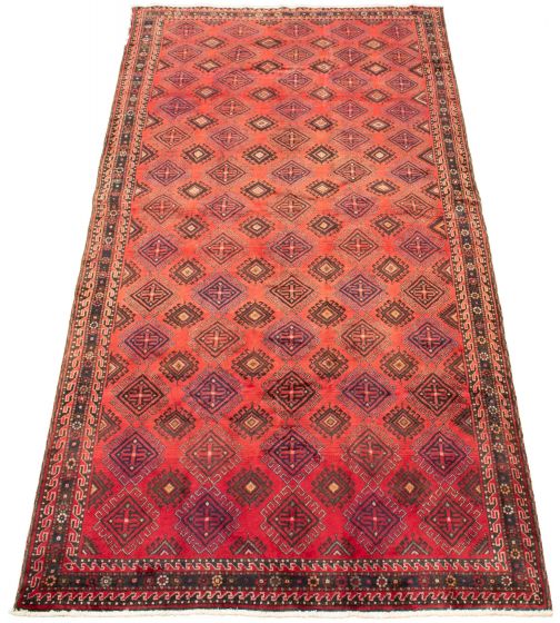 Persian Style 5'4" x 9'11" Hand-knotted Wool Rug 