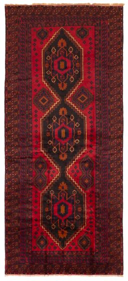 Tapis teimani 5'2" x 12'6" en laine