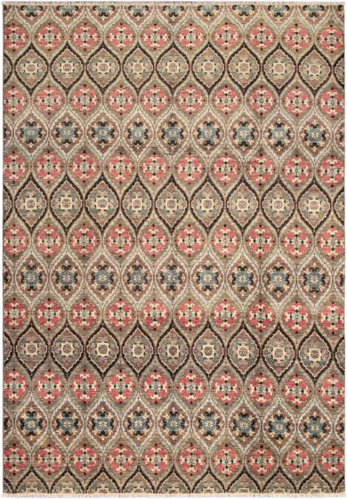 Indian Shalimar 10'0" x 14'3" Hand-knotted Wool Rug 