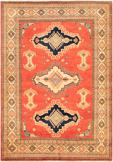 Afghan Finest Ghazni 6'5" x 9'3" Hand-knotted Wool Rug 