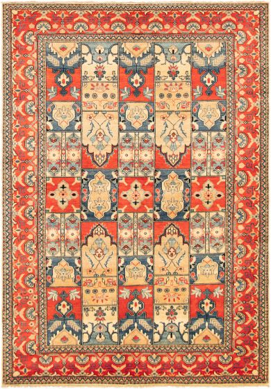 Afghan Finest Ghazni 6'7" x 9'4" Hand-knotted Wool Rug 