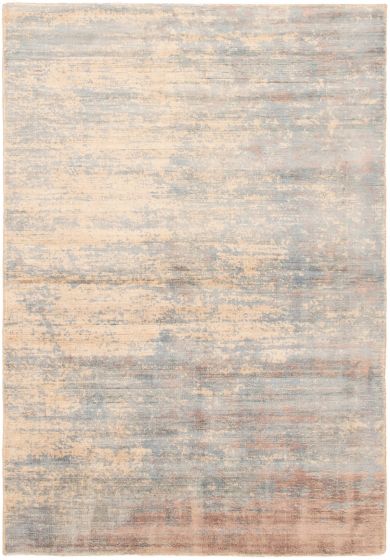 Indian Galleria 4'11" x 7'1" Hand Loomed Viscose Rug 