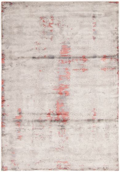 Indian Galleria 5'4" x 7'8" Hand Loomed Viscose Rug 