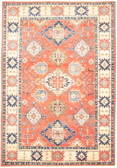 Afghan Finest Ghazni 6'6" x 9'8" Hand-knotted Wool Rug 