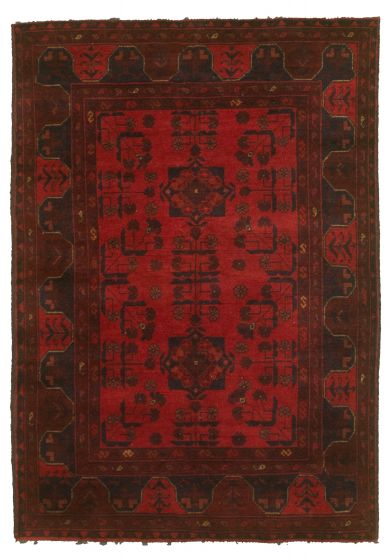 Afghan Finest Khal Mohammadi 3'3" x 4'9" Hand-knotted Wool Rug 