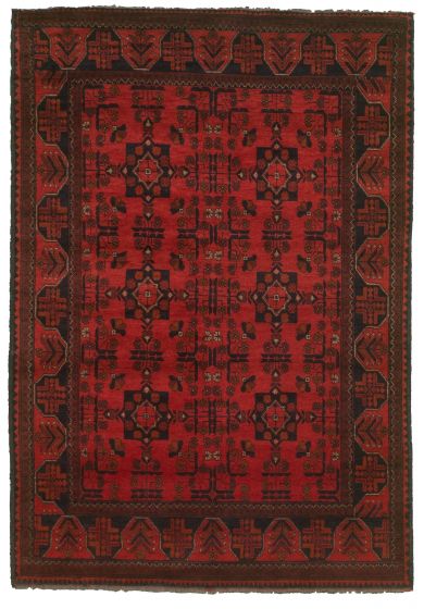 Afghan Finest Khal Mohammadi 4'3" x 6'2" Hand-knotted Wool Rug 
