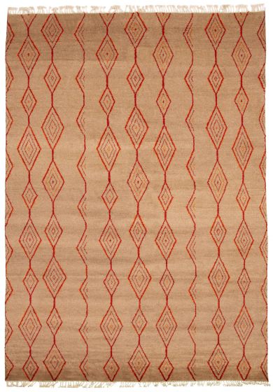 Pakistani Pak Finest Marrakesh 8'10" x 12'9" Hand-knotted Wool Rug 