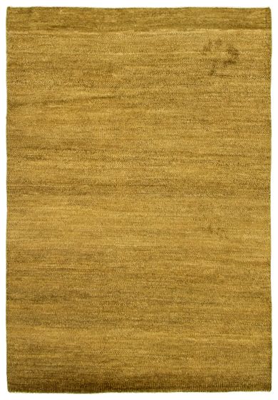Pakistani Pak Finest Gabbeh 4'1" x 6'0" Hand-knotted Wool Rug 