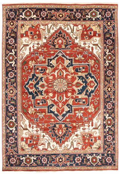 Indian Serapi Heritage 9'8" x 14'1" Hand-knotted Wool Rug 