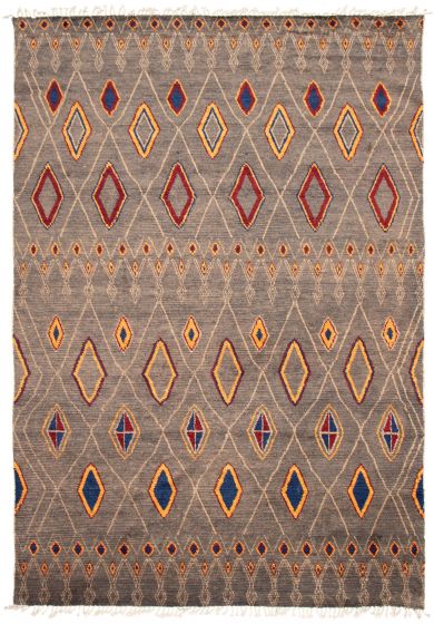 Pakistani Pak Finest Marrakesh 9'11" x 14'3" Hand-knotted Wool Rug 